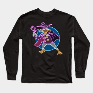 Darkwing neon color Long Sleeve T-Shirt